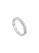 Diana M Jewels 18k White Gold & Diamond Wedding Band Ring