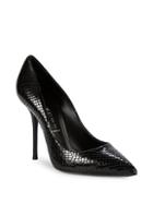 Casadei Paraguay Textured Leather Pumps