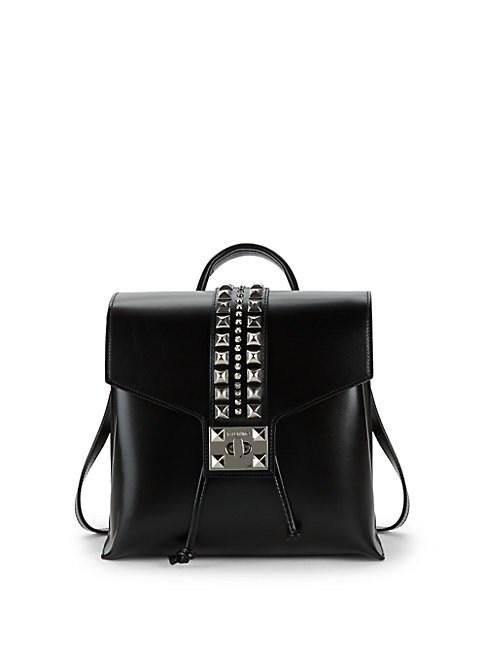 Valentino By Mario Valentino Olivier Leather Backpack