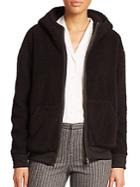 Atm Anthony Thomas Melillo Faux Fur Funnel-neck Hoodie