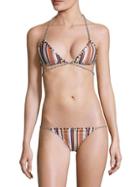 Same Swim The Vixen Multi-striped Bikini Top