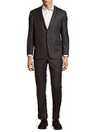 Hickey Freeman Wool Buttoned Suit