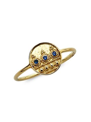 Legend Amrapali Heritage Moon 18k Gold Sapphire Ring