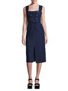 See By Chlo Lace Front Denim Dress