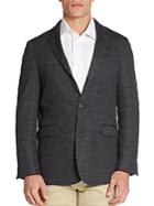 Vince Camuto Seamed Wool-blend Sportcoat