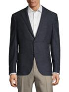 Luciano Barbera Classic-fit Wool & Cotton Sportcoat