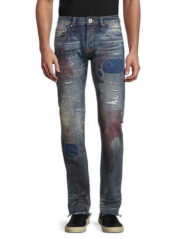 Cult Of Individuality Rebel Distressed Straight Jeans