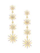 Saks Fifth Avenue Goldplated Sterling Silver Diamond Earrings