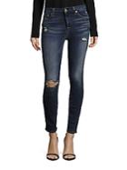 7 For All Mankind Pre-distressed Skinny Jeans
