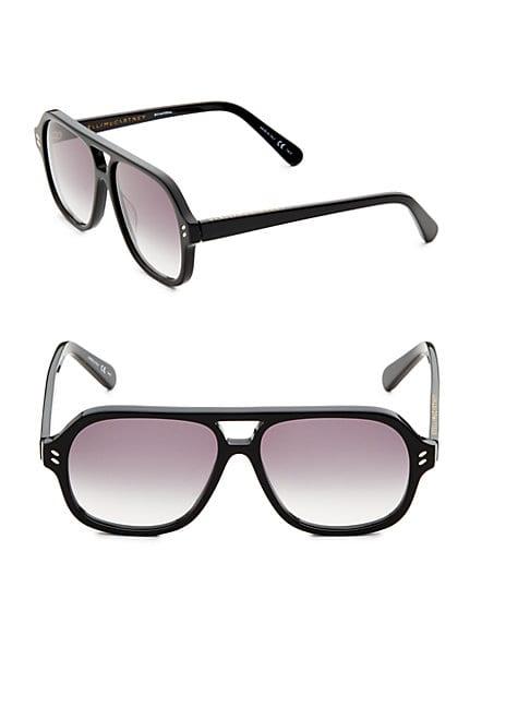 Stella Mccartney 55mm Square Sunglasses