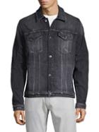 7 For All Mankind Distressed Denim Jacket