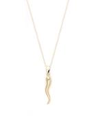 Saks Fifth Avenue 14k Yellow Gold Horn Pendant Necklace