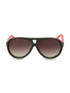 Linda Farrow 62mm Two-tone Novelty Sunglasses