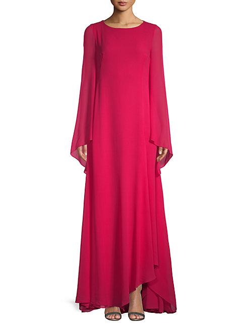 Akris Asymmetrical Silk Gown