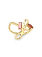 Paige Novick Powerful Pretty Things Pink 18k Gold Tourmaline Ring