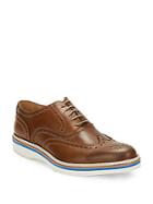 Bugatchi Leather Wingtip Sneakers