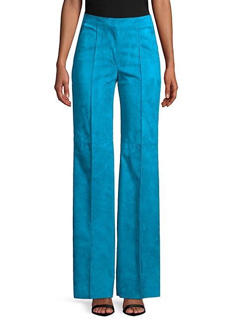 Akris Christa Suede Trousers