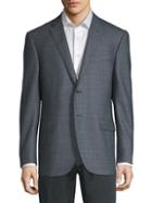 Corneliani Birdseye Academy Wool & Silk Suit Jacket