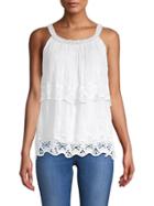 Le Marais Embroidered Double Layer Top