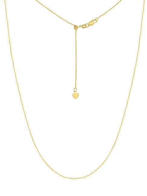 Saks Fifth Avenue 14k Yellow Gold Cable Chain Necklace