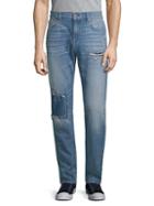 7 For All Mankind Adrien Slim-fit Distressed Jeans
