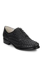 Kenneth Cole Stackette Studded Leather Slip-on Oxfords