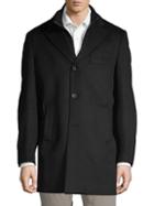 Saks Fifth Avenue Made In Italy Classic Id Wool Top Coat