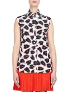 Givenchy Crepe De Chine Sleeveless Top