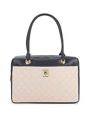 Love Moschino Heart-lock Quilted Shoulder Bag