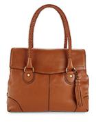 Cole Haan Pebbled Saddle Leather Tote