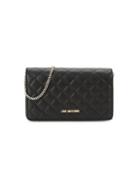 Love Moschino Mini Borsa Quilted Faux Leather Crossbody Bag