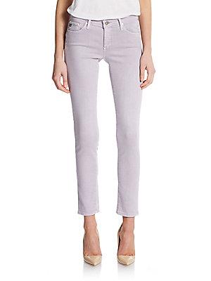 Ag Adriano Goldschmied Colored Skinny Ankle Jeans