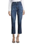 Ag Adriano Goldschmied Cropped High-rise Jeans