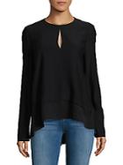 Narciso Rodriguez Matte Georgette Top