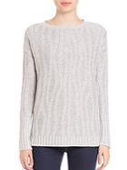 Vince Waterfall Striped Wool & Cashmere Sweater