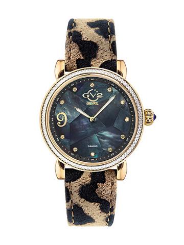 Gv2 Ravenna Mosaic Mother-of-pearl Leather Strap Watch