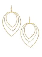 Lana Jewelry 14k Yellow Gold 3-tier Earrings