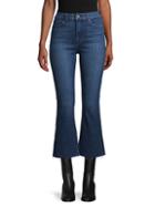 7 For All Mankind High-rise Cropped Slim Kick Jeans