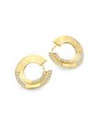 Ippolita Senso&trade; Staggered Diamond Pav&eacute; & 18k Yellow Gold Disc Earrings
