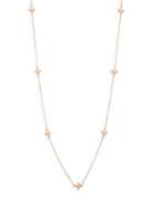 Eddie Borgo 12k Rose Gold-plated Crystal Necklace