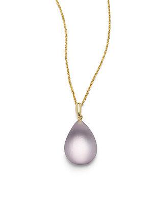 Alexis Bittar Pear-shaped Pendant Necklace