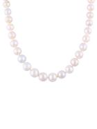 Masako 11-13mm Neucleated White Pearl And 14k Yellow Gold Necklace
