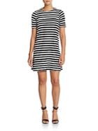 French Connection Railroad Stripe Shift Dress