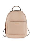 Calvin Klein Textured Leather Dome Backpack
