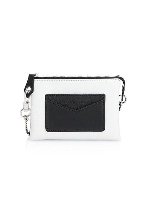 Givenchy Top Zip Leather Wallet