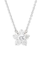 Kwiat Cluster Diamond Tags Diamond & 18k White Gold Pendant Necklace