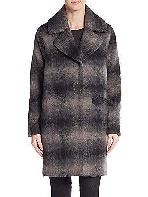 Marc New York By Andrew Marc Emery Plaid Coat