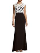 Carmen Marc Valvo Infusion Crepe Strapless Gown