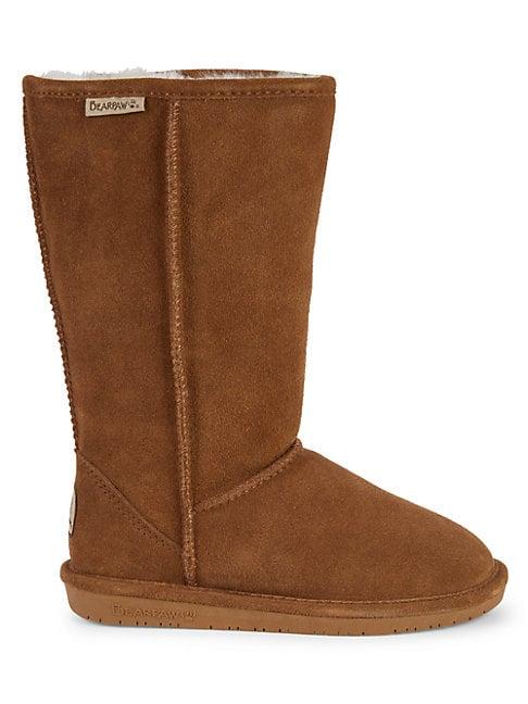 Bearpaw Emma Shearling Lined Suede Tall Boots