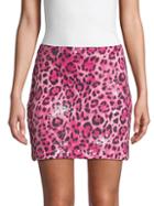 Endless Rose Leopard-print Mini Skirt